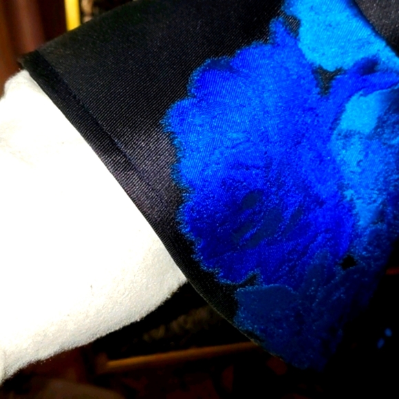 Floral, Sheer, Bell Sleeveless, Dress - Picture 6 of 13